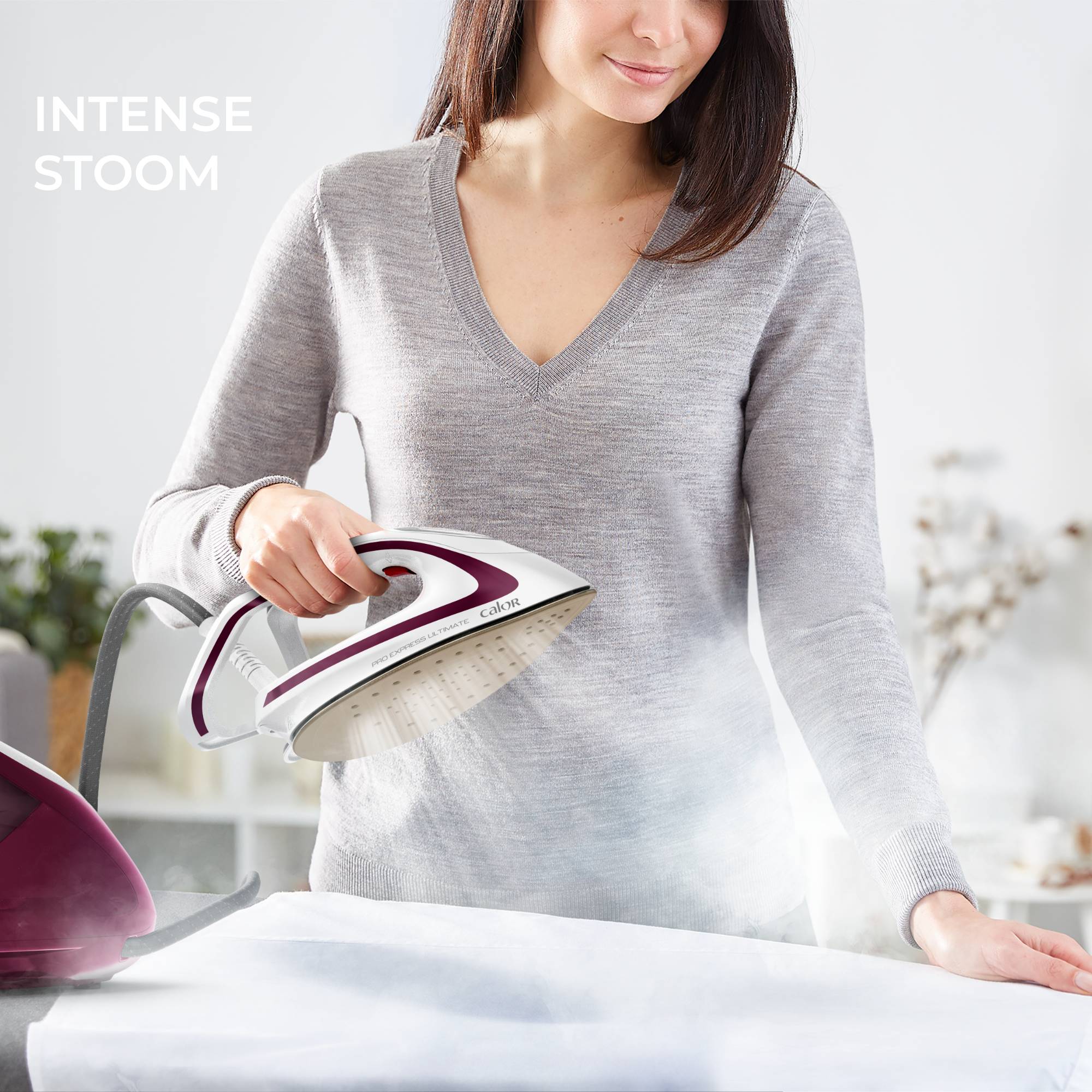 Calor Pro Express Ultimate, stoomgenerator, hogedrukboilertechnologie voor maximale stoom GV9556C0