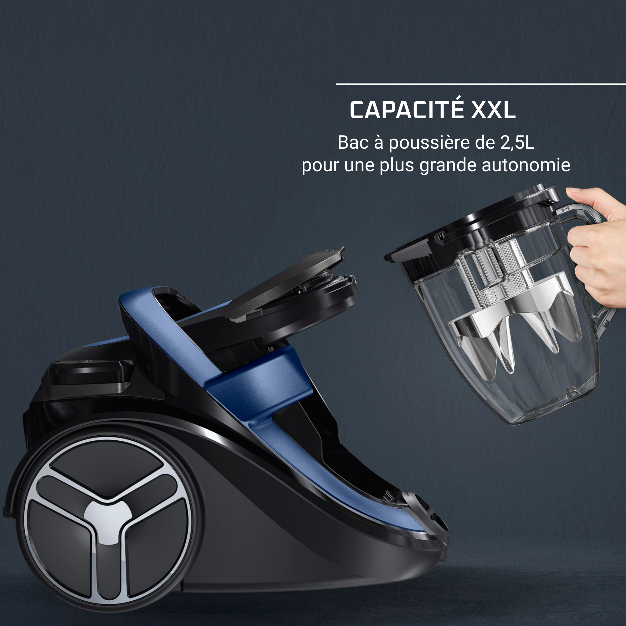 Aspirateur sans sac Silence Force Cyclonic Effitech Animal Care RO7941EA Rowenta