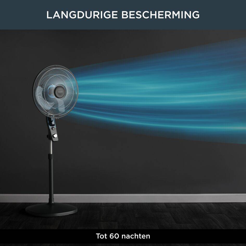 Essential+ VU4420F2 Staande ventilator Anti-muggen - 55 m³/min airflow - 3 snelheden - 49 d(B)