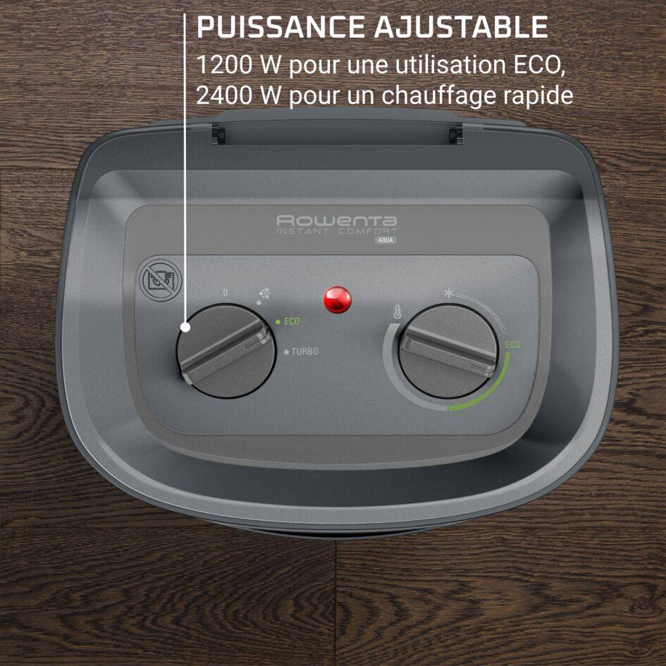 Instant Comfort Aqua SO6511 Chauffage électrique pour salle de bain - 2.400W - 2 vitesses