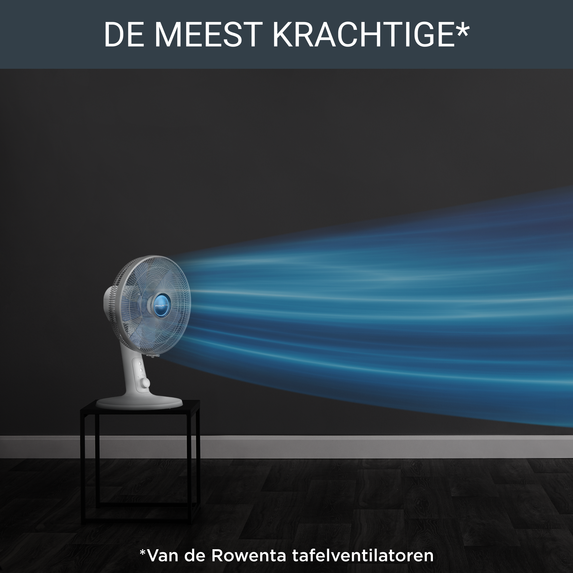 Turbo Silence Extreme+ VU2730 Tafelventilator - 45 m³/min airflow - 4 snelheden - Ultra-stil: 38 d(B)