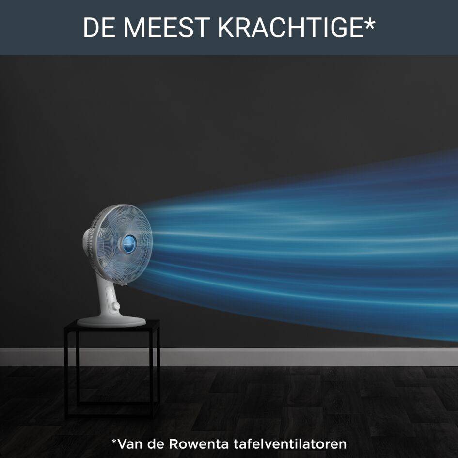 Turbo Silence Extreme+ VU2730 Tafelventilator - 45 m³/min airflow - 4 snelheden - Ultra-stil: 38 d(B)