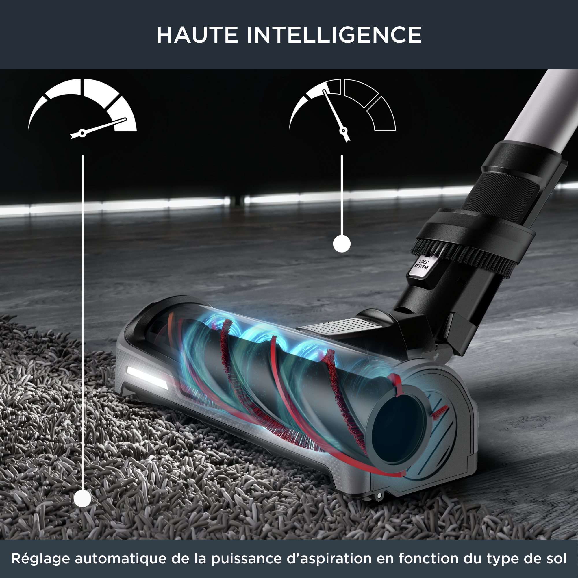 X-Force Flex 14.60 RH9958WA Aspirateur balai - 200 AirWatts - 70 min d'autonomie - 0,9L