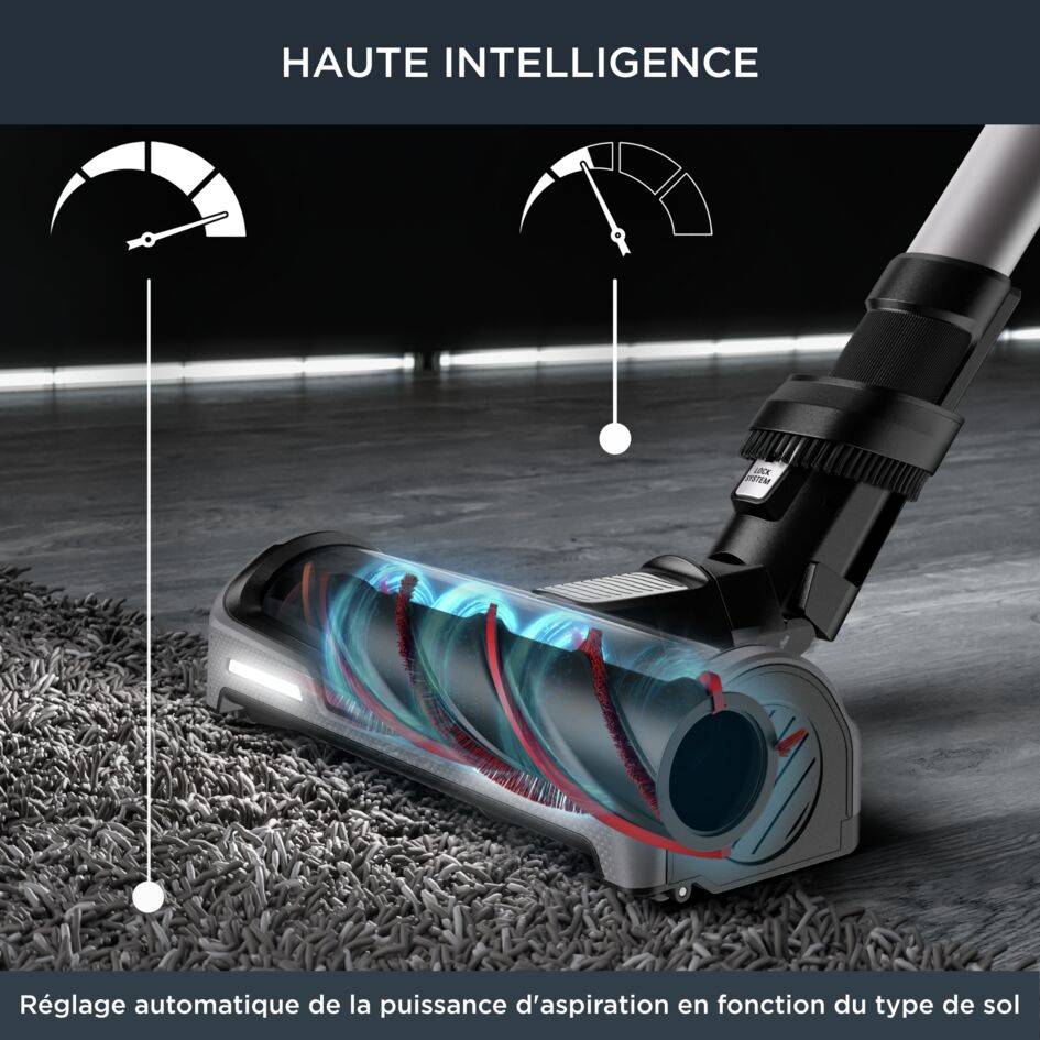 X-Force Flex 14.60 RH9958WA Aspirateur balai - 200 AirWatts - 70 min d'autonomie - 0,9L
