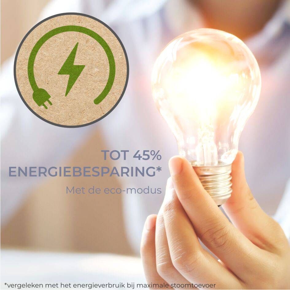 Pro Express Eco, strijkijzer met stoomgenerator, energiebesparend, ecologisch ontworpen stoomstation