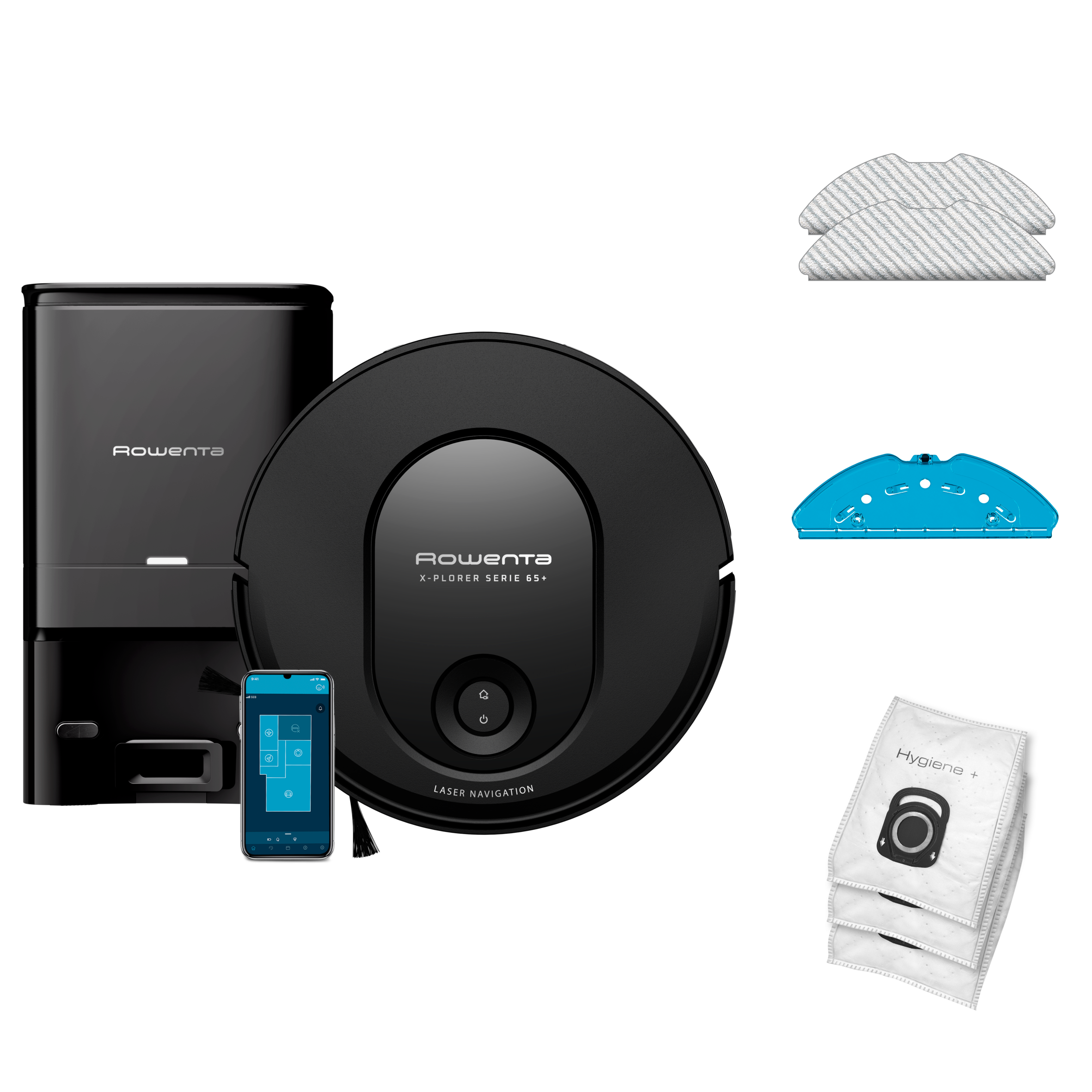 X-PLORER Serie 65+ RR8L85WH Aspirateur robot - 2300 Pa - Technologie Camera + Laser