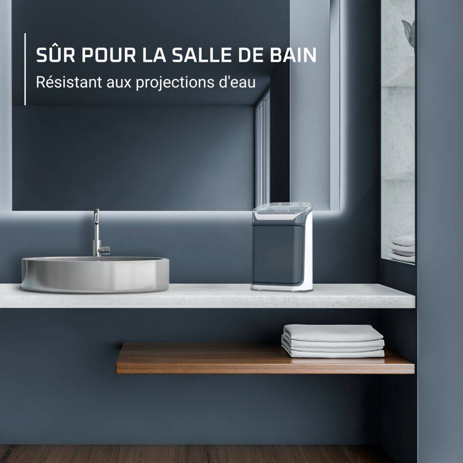 Mini Excel Aqua SO9281 Chauffage électrique pour salle de bain - 2.000W - 2 vitesses