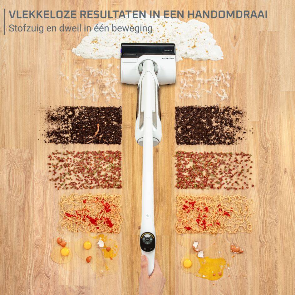 X-Clean 10 GZ7540WO 2-in-1 Vloerreiniger & Stofzuiger - 60 min autonomie - Automatische reiniging van borstel