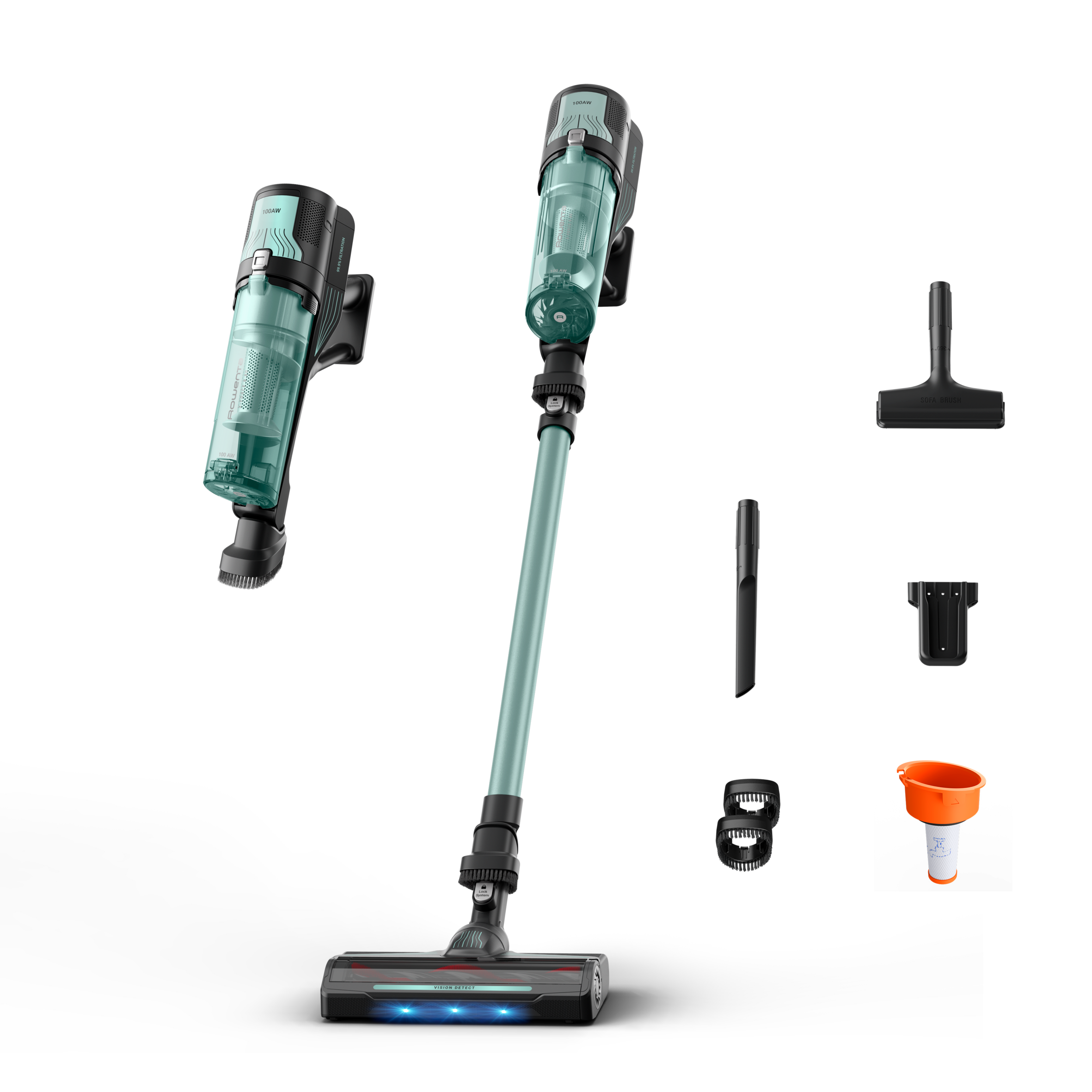 X-FORCE 8.80, Aspirateur balai sans fil, Nettoyage puissant, 100&nbsp;AW*