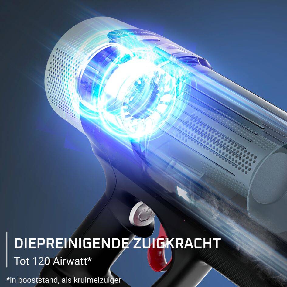 X-FORCE FLEX 10.80, draadloze stofzuiger, grondig stofzuigen zonder moeite