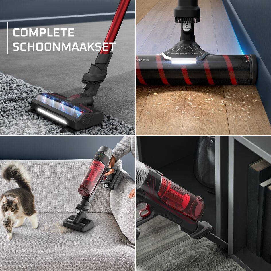 X-Force Flex 9.60 Complete, draadloze steelstofzuiger, grondige reiniging RH2099WO