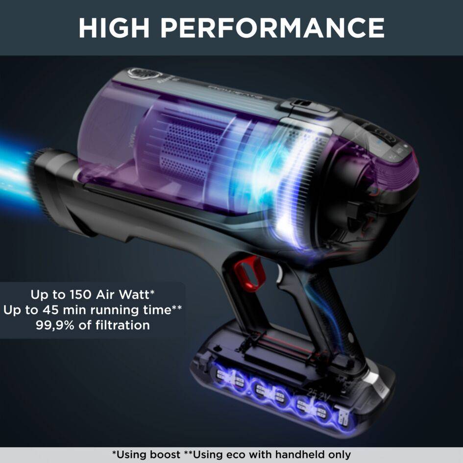 X-Force Flex 12.60 Draadloze Stofzuiger, Animal Care-model, aluminium