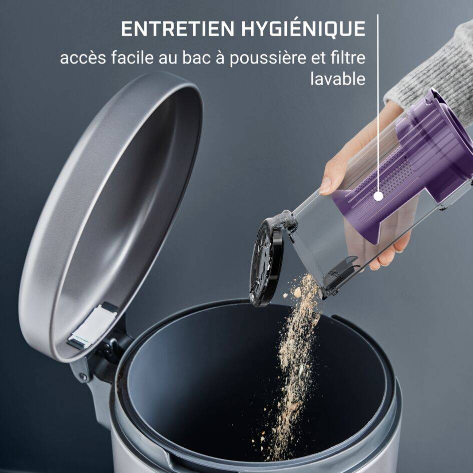 X-Pert 7.60 RH6A31 Aspirateur balai - 30 AirWatts - 45 min d'autonomie - 0,44L