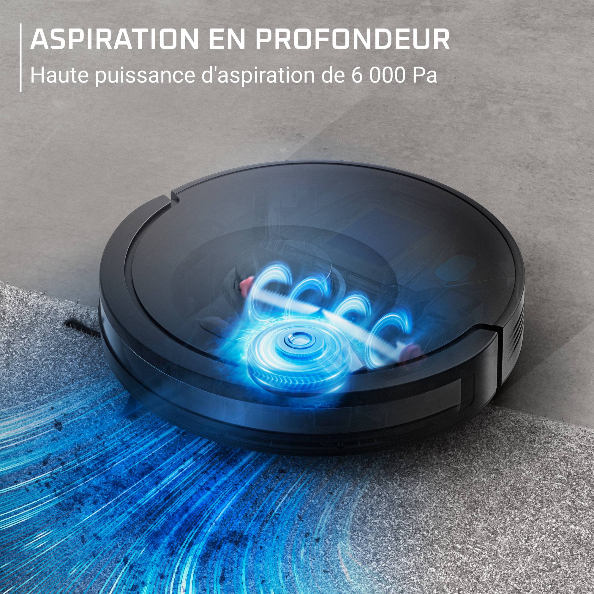 X-Plorer Serie 85+ RR87D5 Aspirateur robot avec station - 6.000Pa - Détection laser à 360°