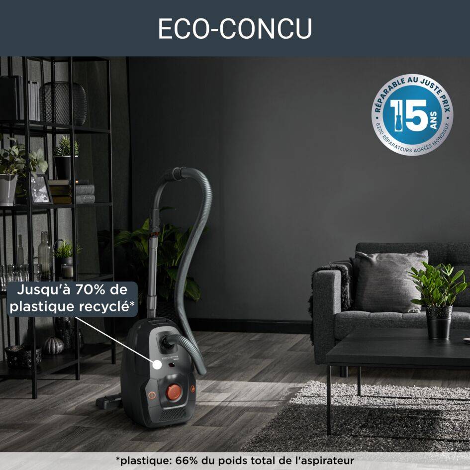 Green Force Silence RO6164 Aspirateur avec sac
