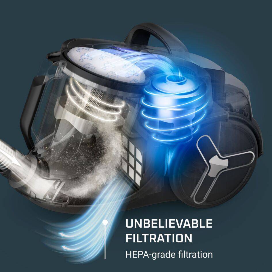 Green Force Cyclonic Effitech®+ Bagless Vacuum Cleaner