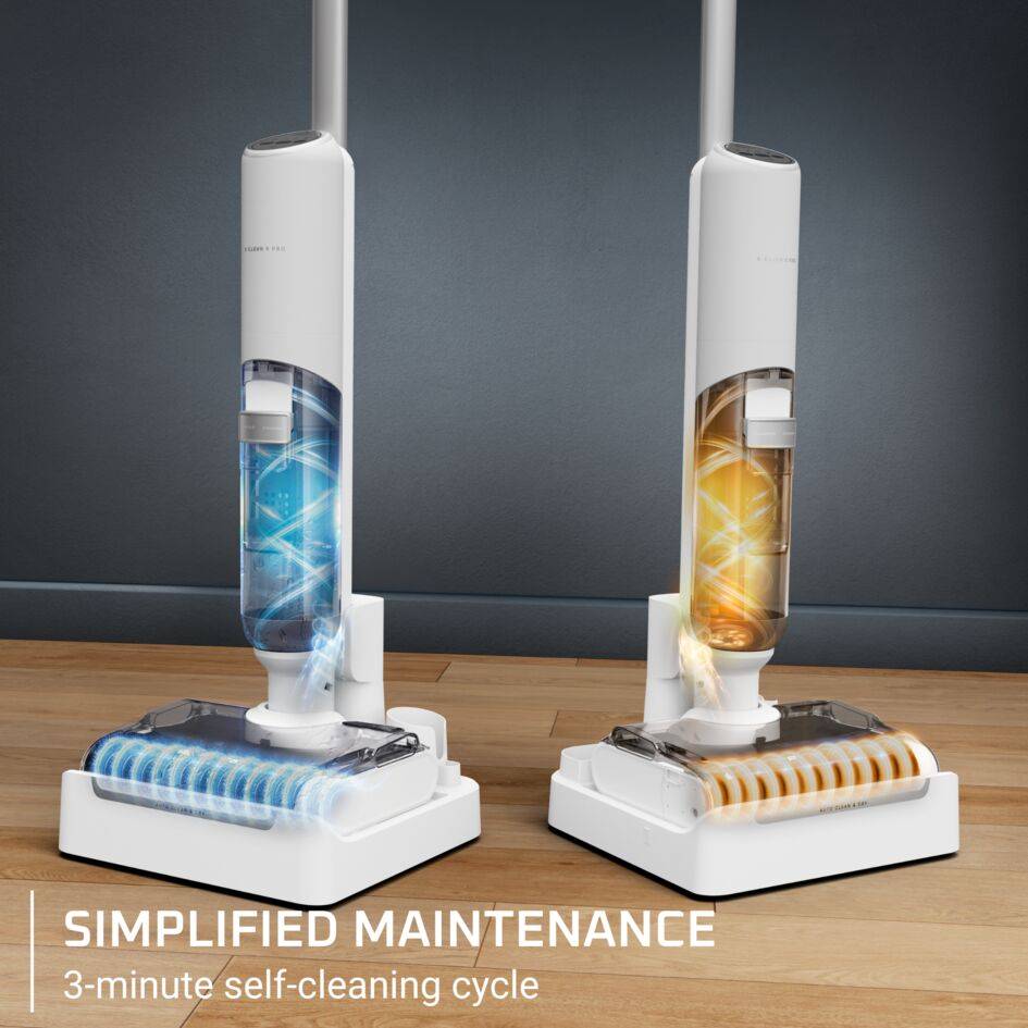 X-Clean 5 Pro GZ5435E0 Aspirateur laveur 2‑en‑1 - 50 min d'autonomie - Nettoyage et séchage automatique