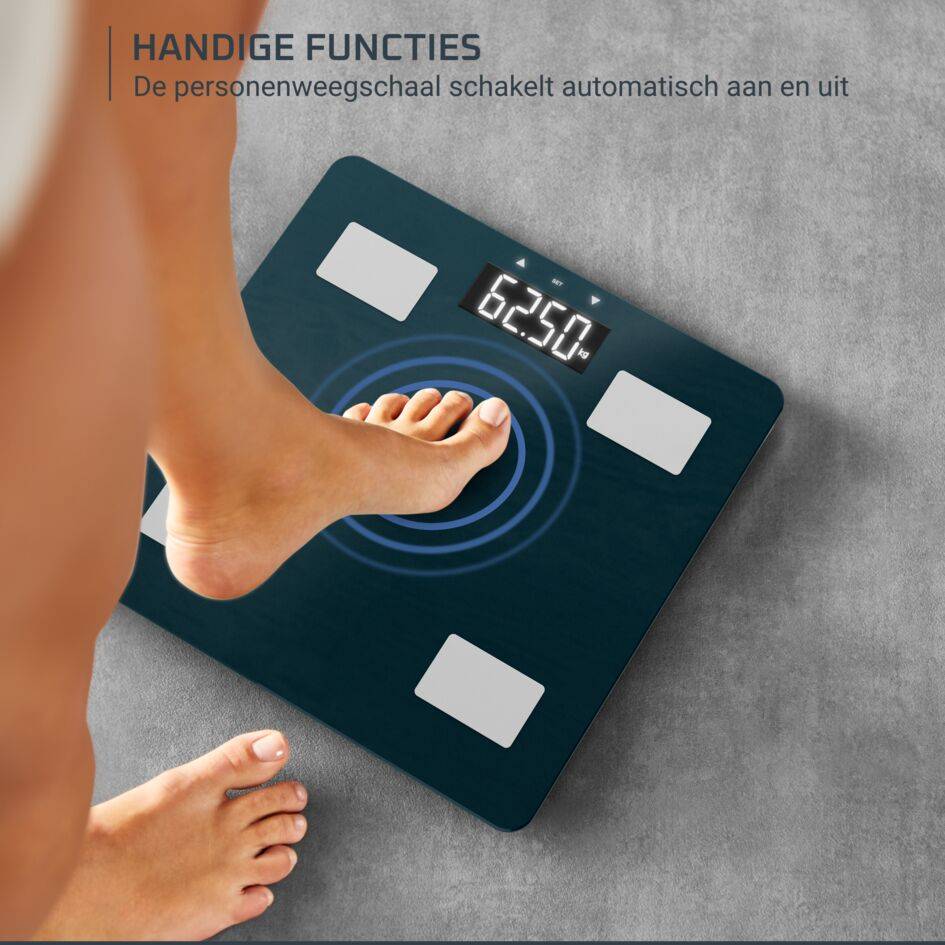 Body Up 2.0 BR2600V0 Slimme weegschaal – 7 lichaamsindicatoren – 8 profielen - 180 kg