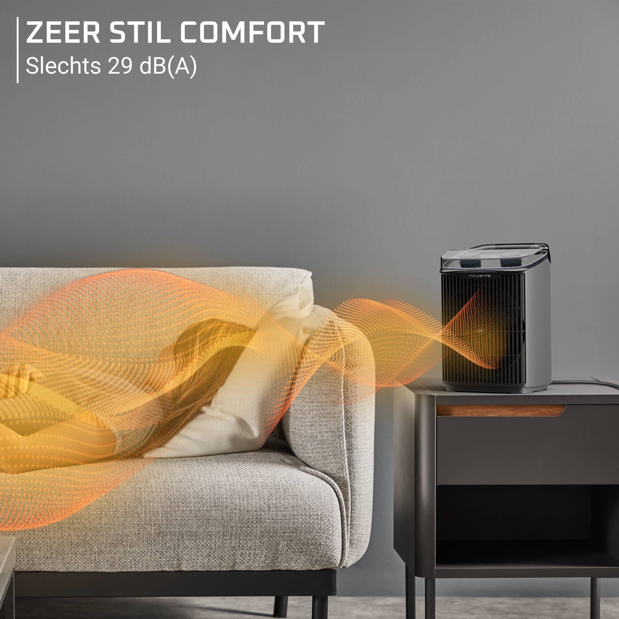 Intense Comfort Aqua SO6550F0  Elektrische verwarming voor badkamer - stil - 2400 W