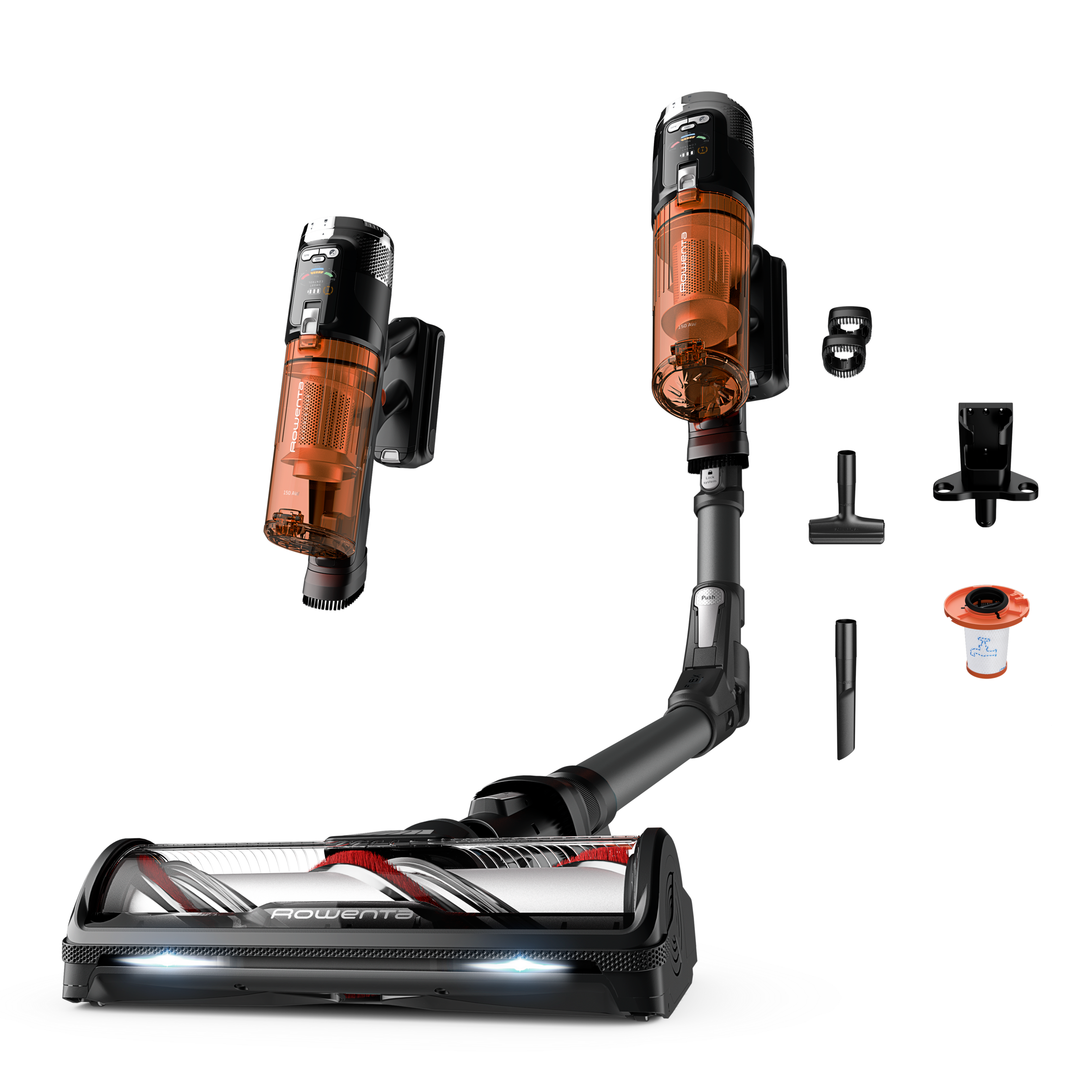 X-Force Flex 13.60 RH9A30 Aspirateur balai - 150 AirWatts - 60 min d'autonomie - 0,65L