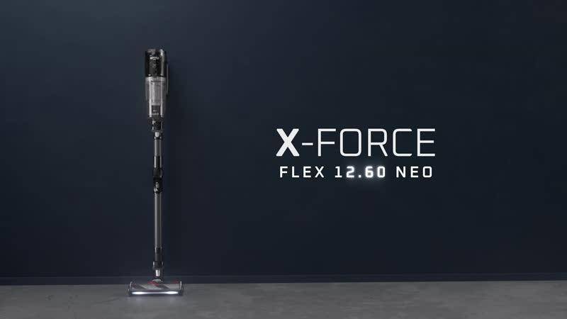 X-Force Flex 12.60 Neo RH9L55E0 Steelstofzuiger - 60 min autonomie - Allergiemodel