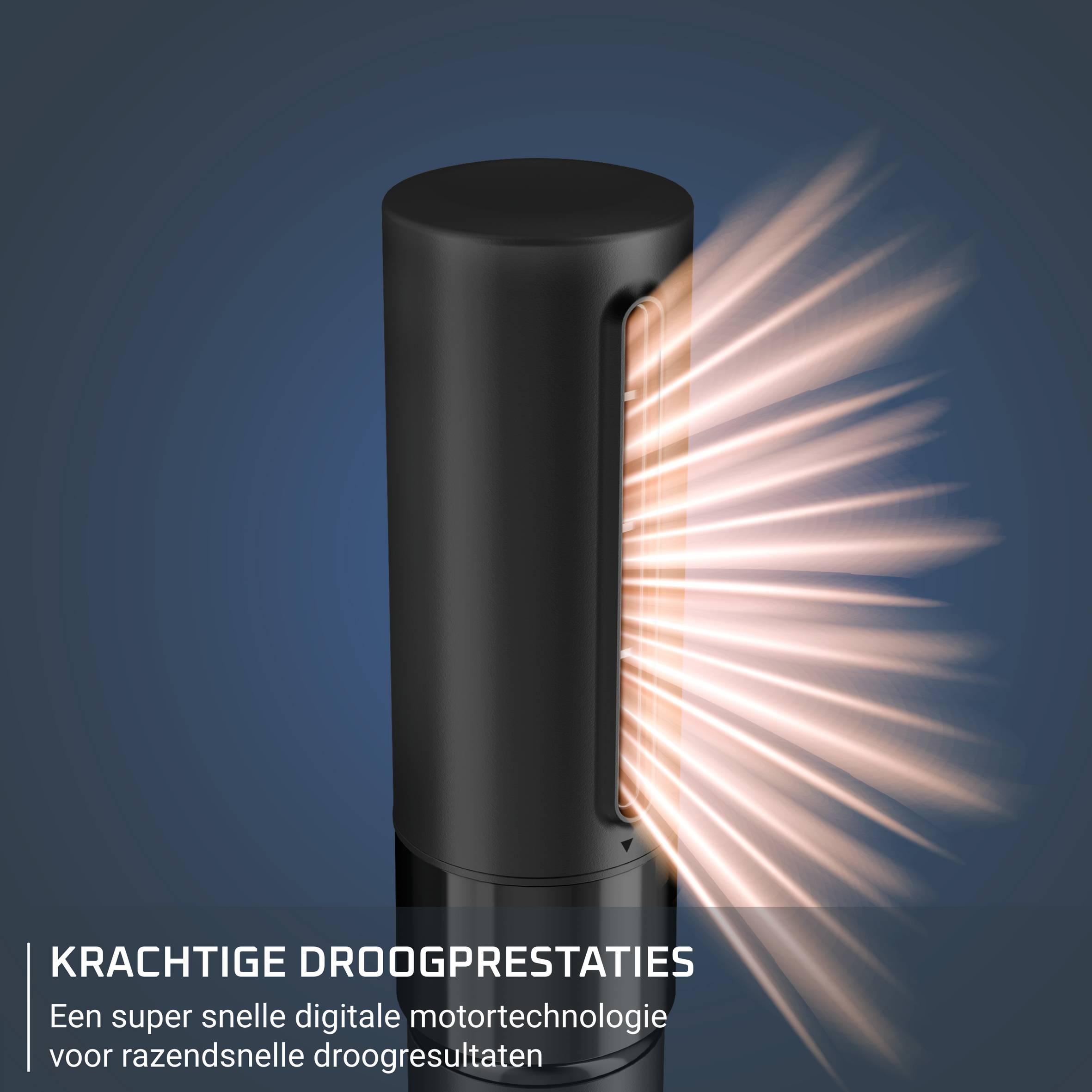 Air Shape UB9820 Multistyler warmelucht borstel – 3 snelheden/temperaturen – Keramische coating