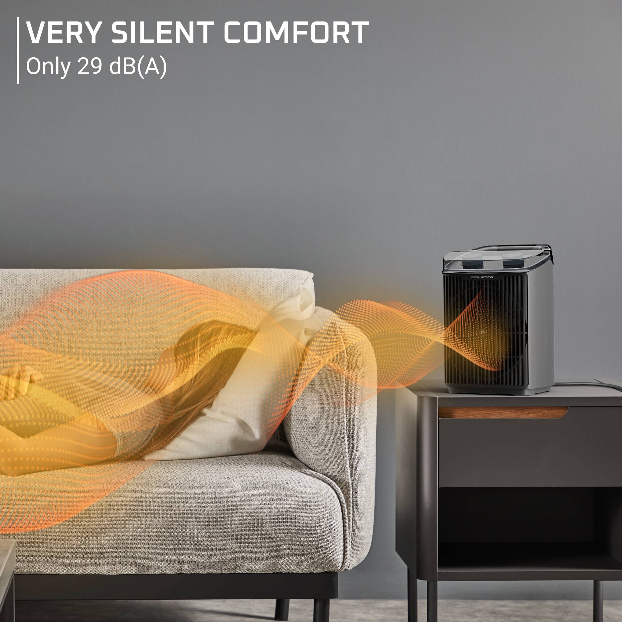 Intense Comfort Aqua SO6550F0  Elektrische verwarming voor badkamer - stil - 2400 W