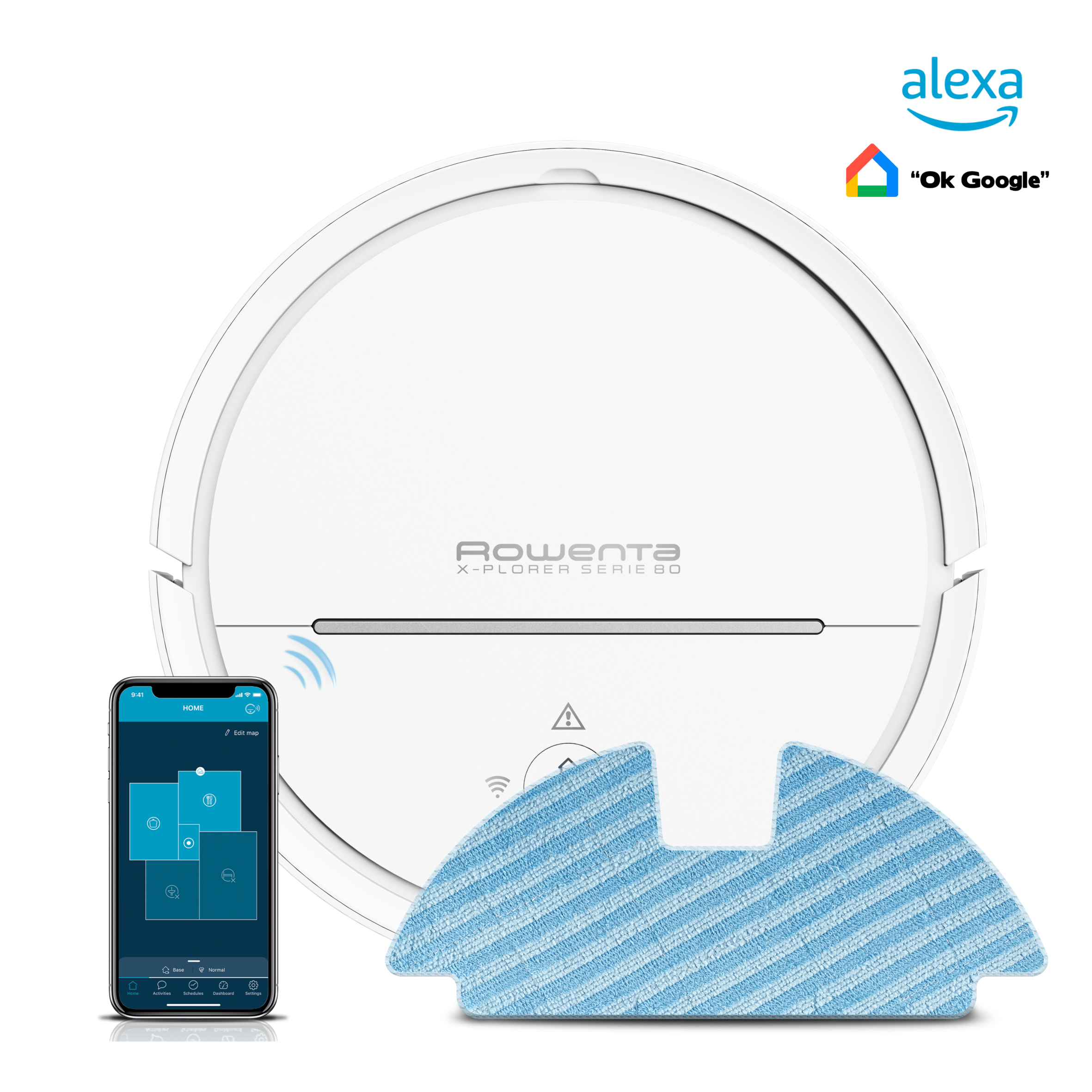 X-Plorer Serie 80 RR7747 Aspirateur robot - 2.000Pa - Technologie : Camera + Laser