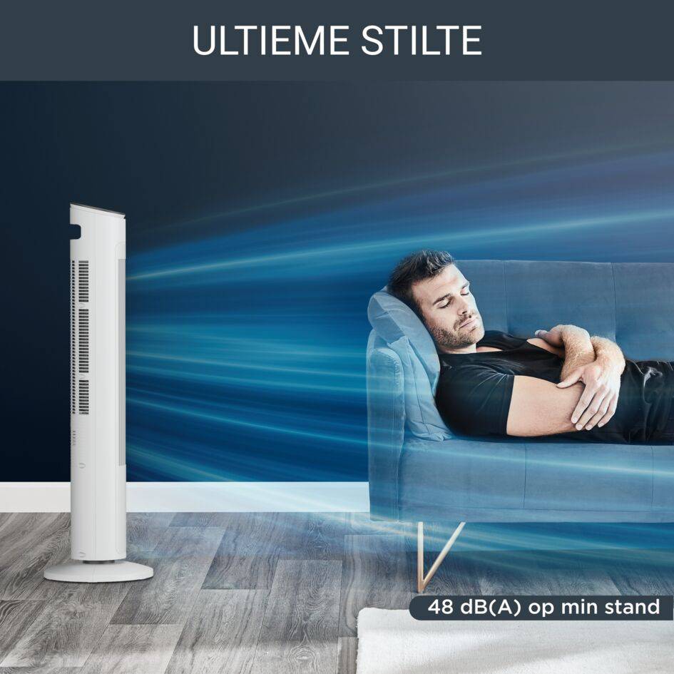 Eole Ultra VU6871 Ventilateur colonne - Vitesse d'air : 3,2 m/sec - 5 vitesses - 52 d(B)