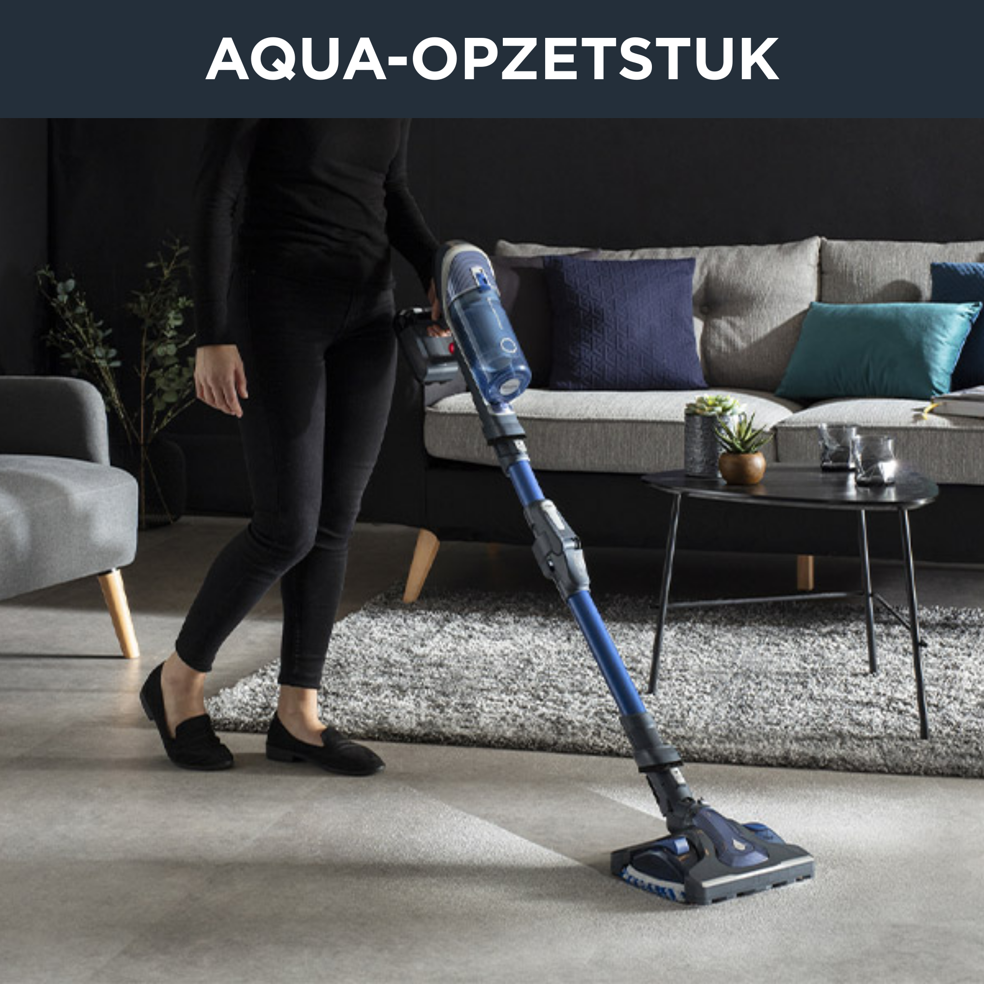 X-Force Flex 8.60 Aqua RH9690 2-in-1 Steelstofzuiger - 43 AirWatt - 35 min autonomie - 0,55L