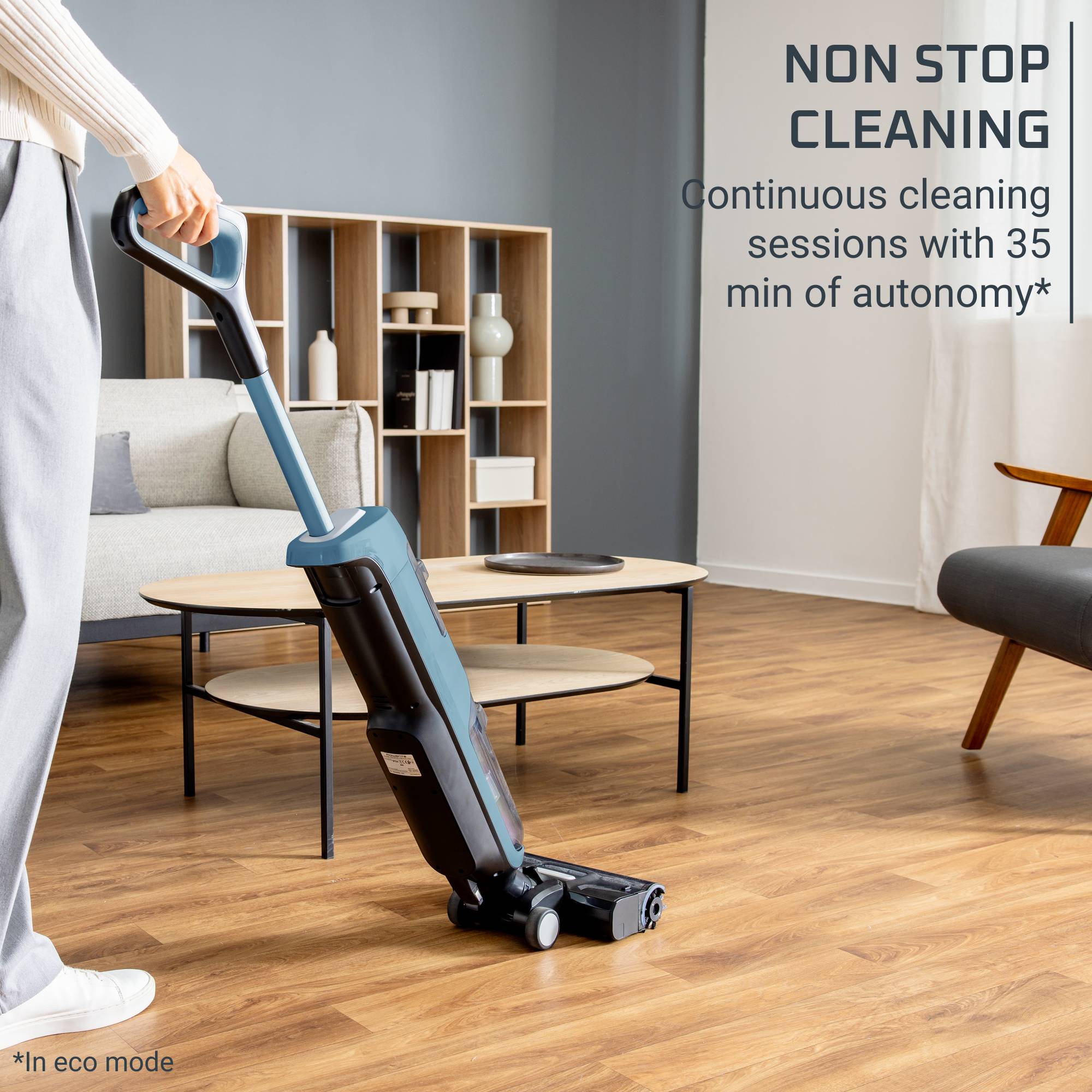 X-Clean 2, Aspirateur laveur sans fil, Nettoyage 2-en-1 pour un gain de temps assuré