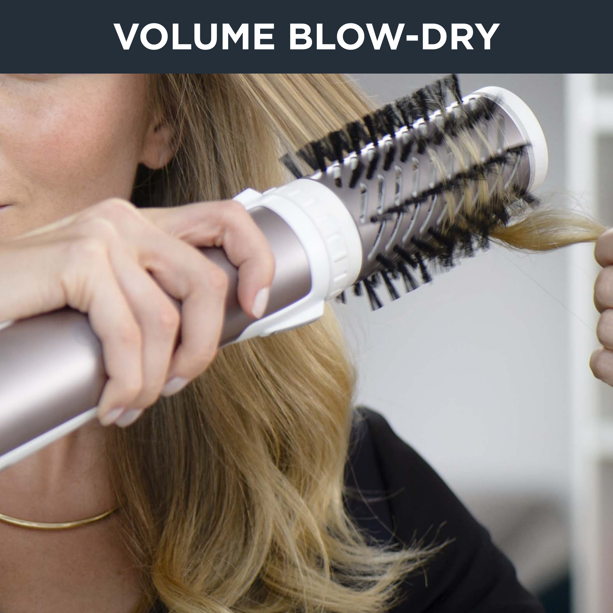 Premium Care CF9540 Warmelucht borstel - 1.000W - 2 borstels