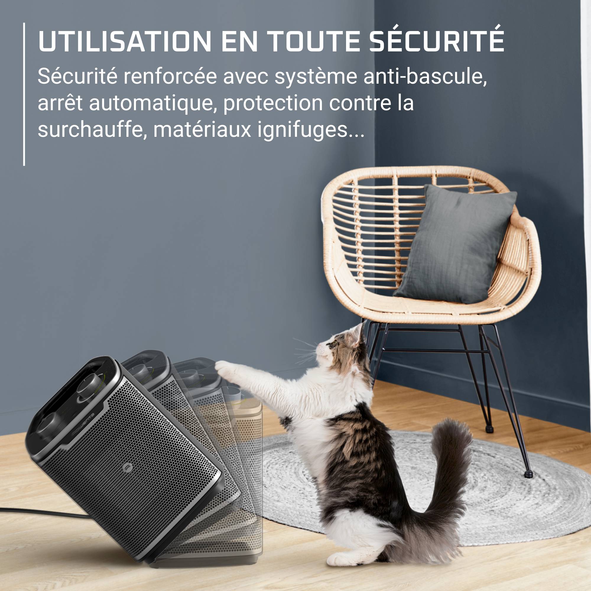 Intense Comfort+ SO9330F0 Chauffage électrique- 2 000 W - Écoénergétique