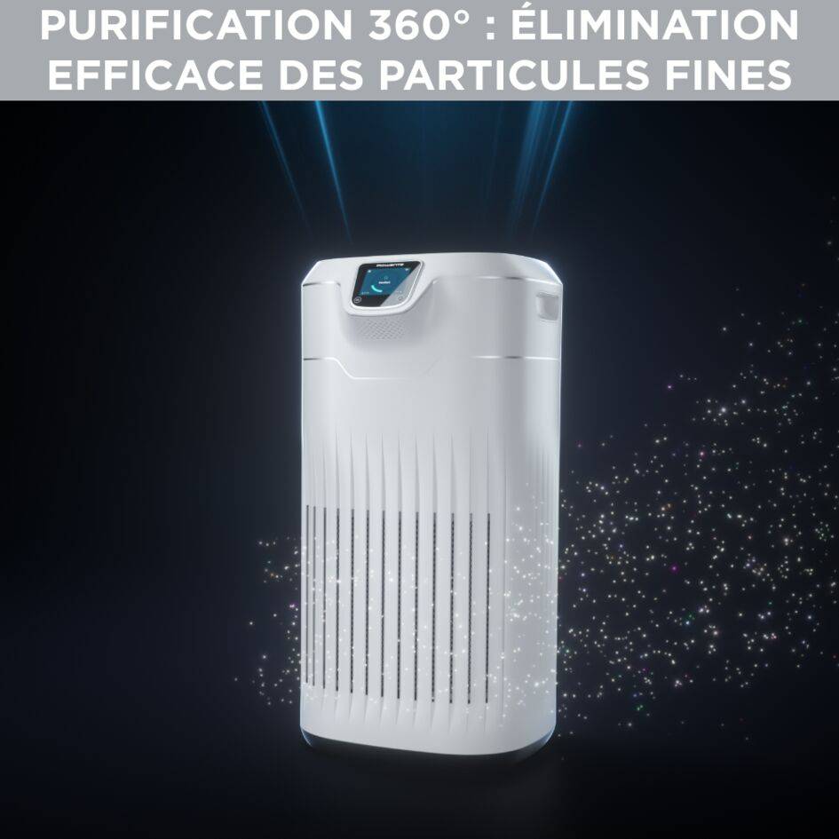 Pure Home PU8080 Purificateur - 4 niveaux de filtration - Efficacité : jusqu'à 100%