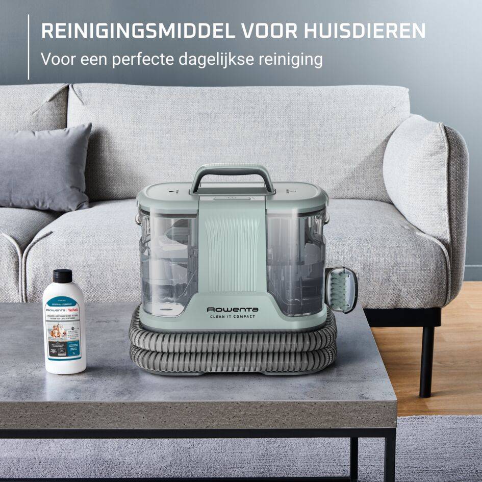 Clean It, vlekkenreiniger, tapijtreiniger, snelle resultaten, compact ontwerp, IN3020F0