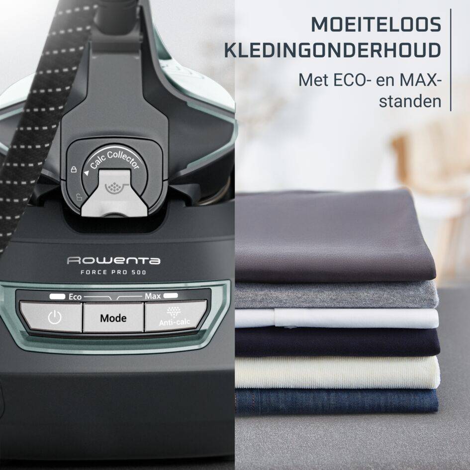 Force Pro 500,  Stoomgenerator, Krachtige stoom, Bespaart energie