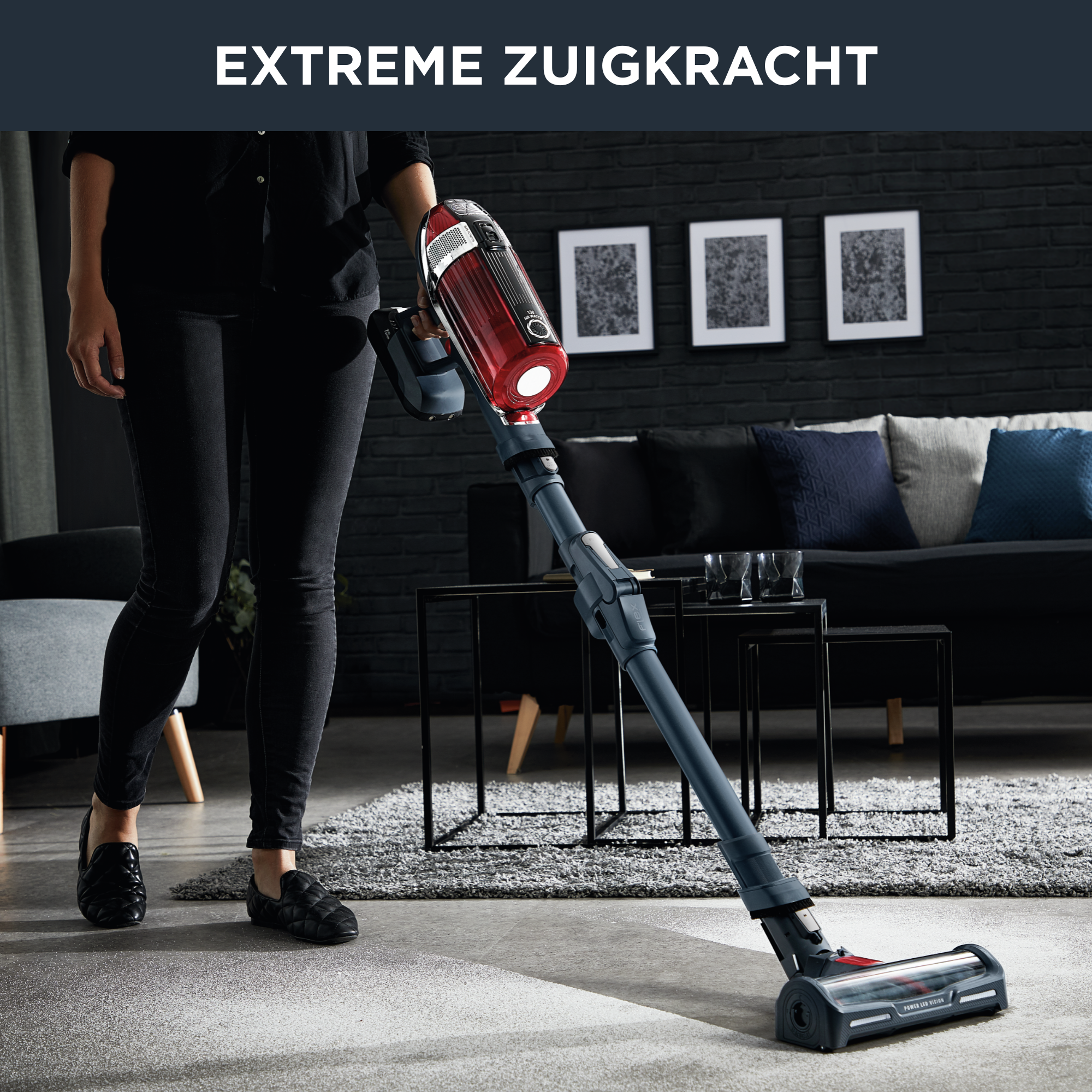 X-Force Flex 11.60 RH9878 Steelstofzuiger - 130 AirWatt - 45 min autonomie - 0,9L