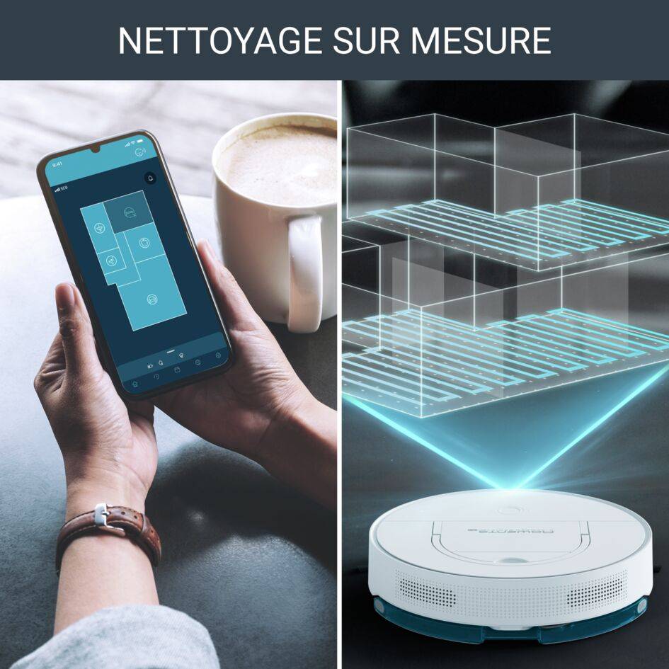 X-Plorer Serie 130 AI RR9067 Aspirateur robot - 2.700Pa - Technologie : Camera + Laser