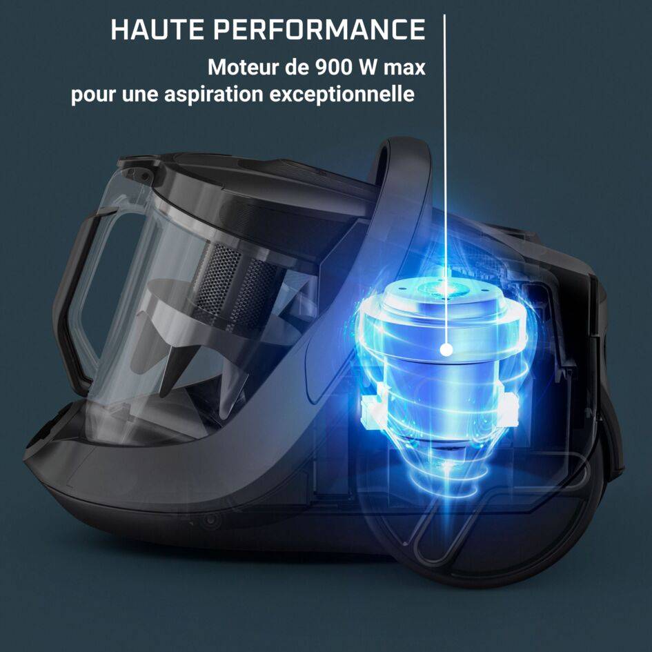 Green Force Cyclonic Max RO7B14 Aspirateur sans sac - 750W - Silencieux: 73dB - Édition limitée