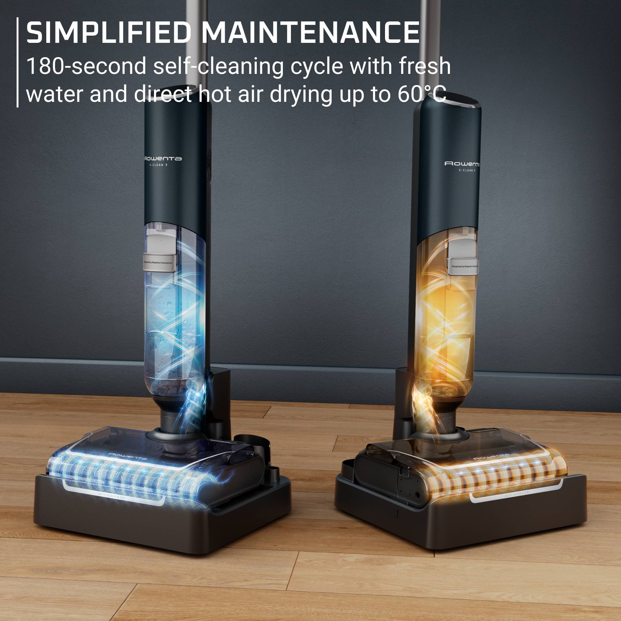 X-Clean 7, 2-in-1 Vloerreiniger & Stofzuiger, nat en droog