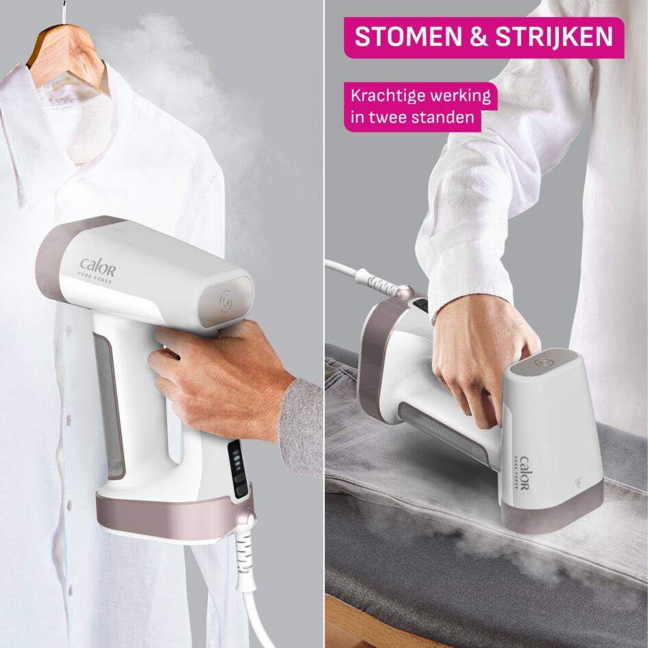 Pure Force 2-in-1 DT8720 - Stoomt en strijkt - 1.800W