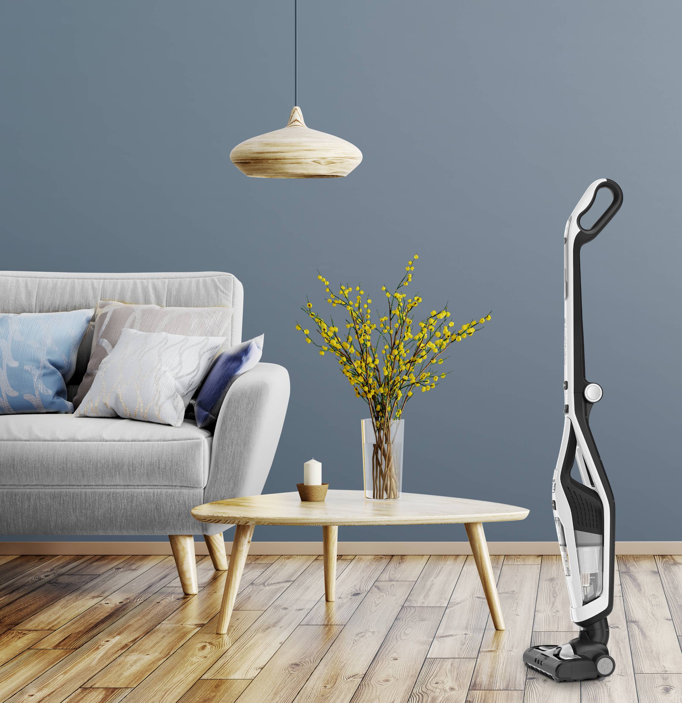 Dual Force 2-in-1 RH6737 Steelstofzuiger - 21,6V - 75 min autonomie - 0,6L