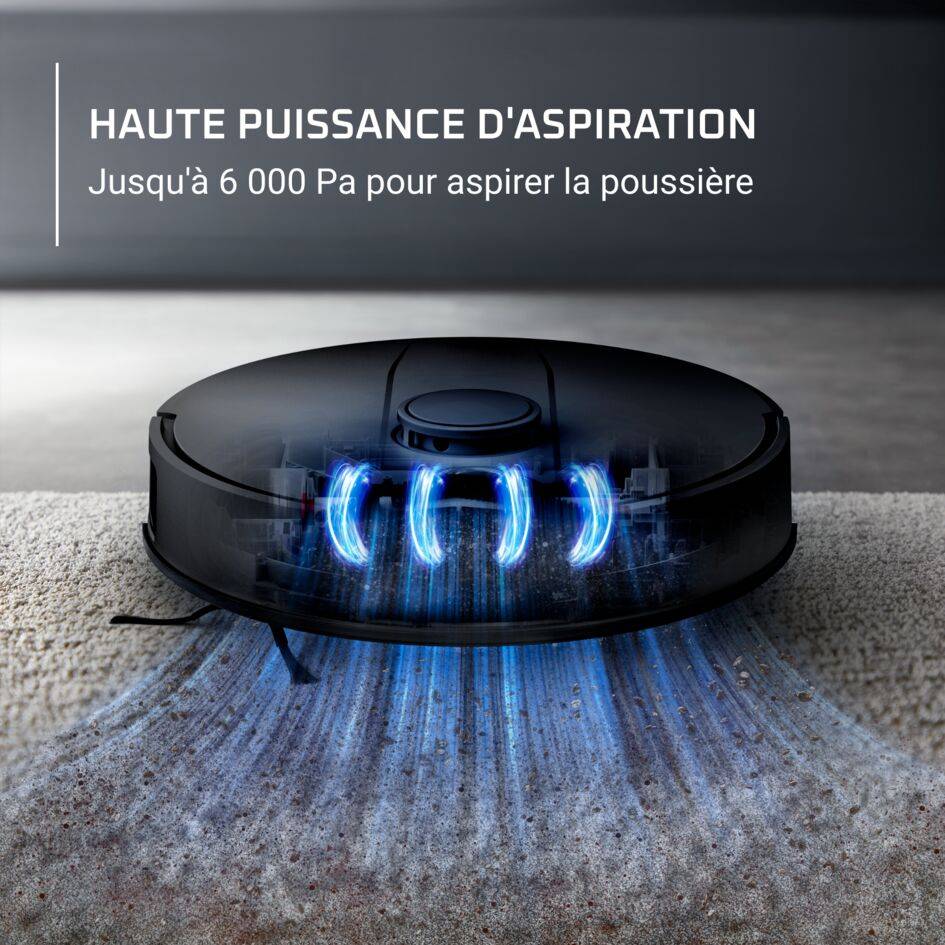 X-Plorer Serie&nbsp;135+ RR91D5 Aspirateur robot avec station de vidage automatique - 5.000Pa - Technologie: Caméra + Laser