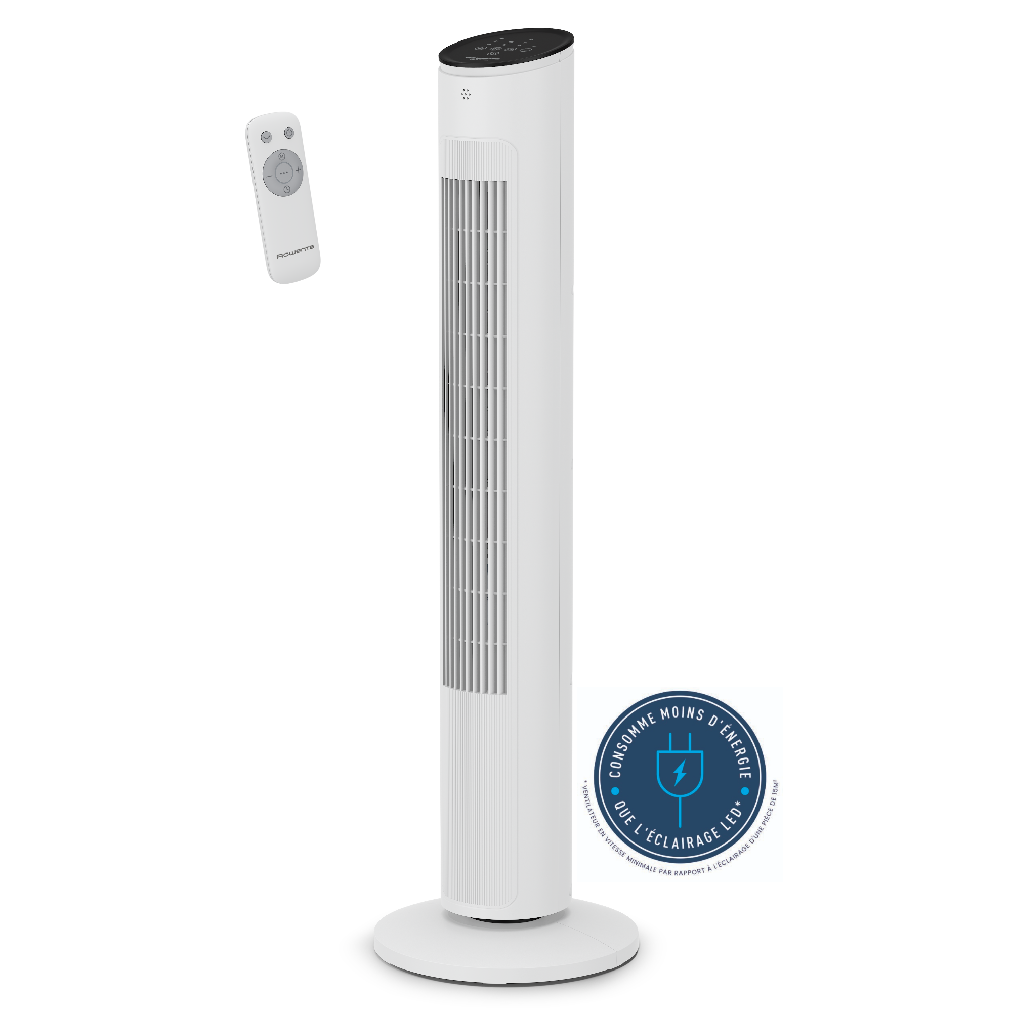 Eole Ultra VU6871 Ventilateur colonne - Vitesse d'air : 3,2 m/sec - 5 vitesses - 52 d(B)
