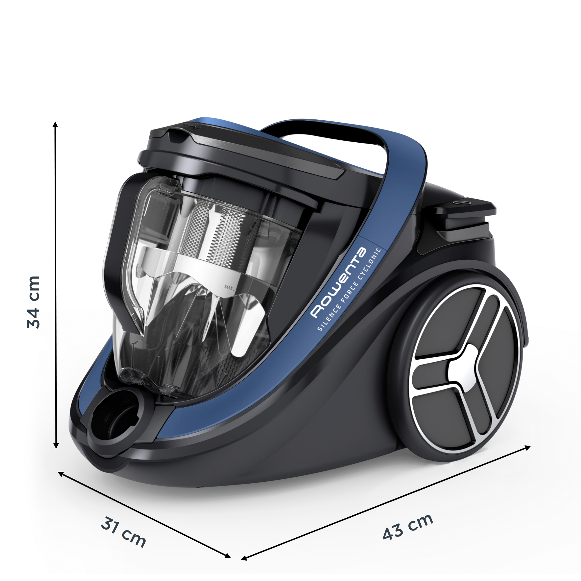 Aspirateur sans sac Silence Force Cyclonic Effitech Animal Care RO7941EA Rowenta