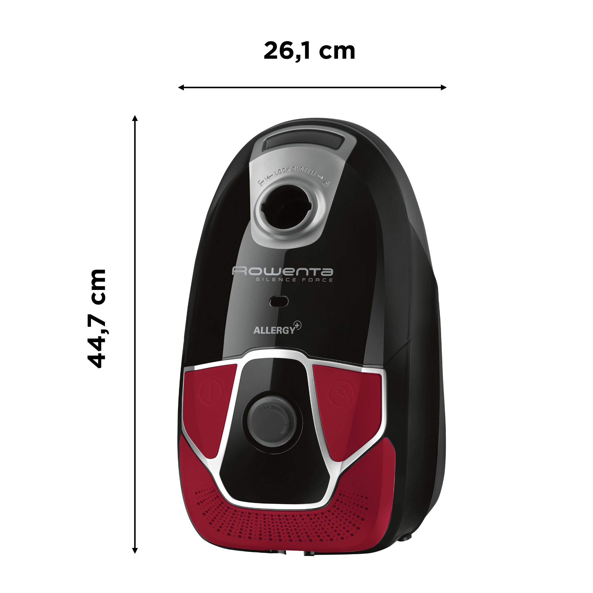 Silence Force Allergy+ RO6859 Aspirateur avec sac - 450W - Silencieux : 69dB - Brosse parquet