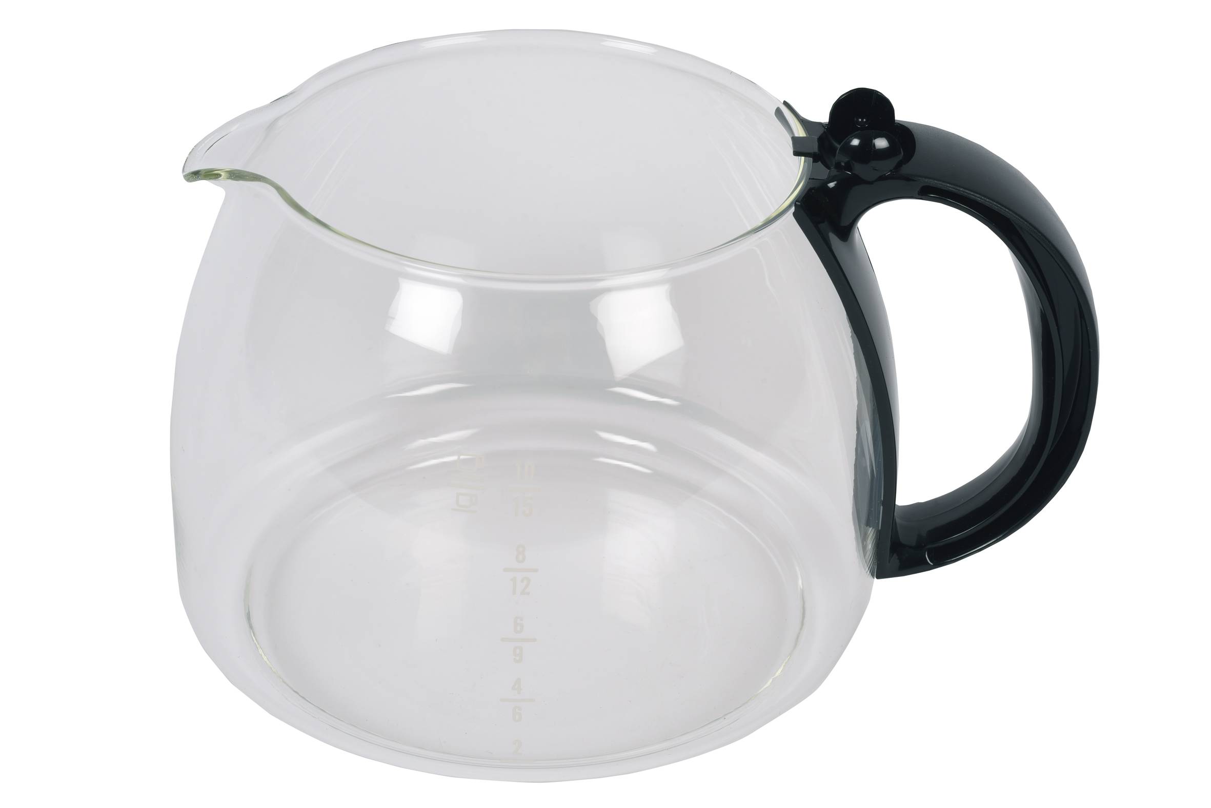 Zwarte koffiekan met deksel ZK310B