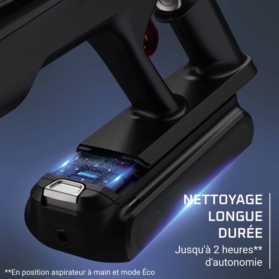 X-ForceFlex 16.60 Aqua RH9CD9E0 Aspirateur balai - 315 AirWatts - 120 min d'autonomie