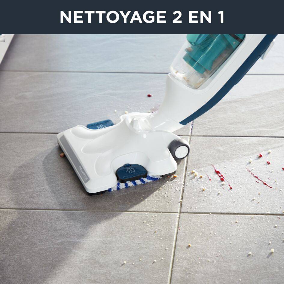 Clean & Steam Revolution RY7777 2-en-1 Nettoyeur vapeur + Aspirateur - 1.500W