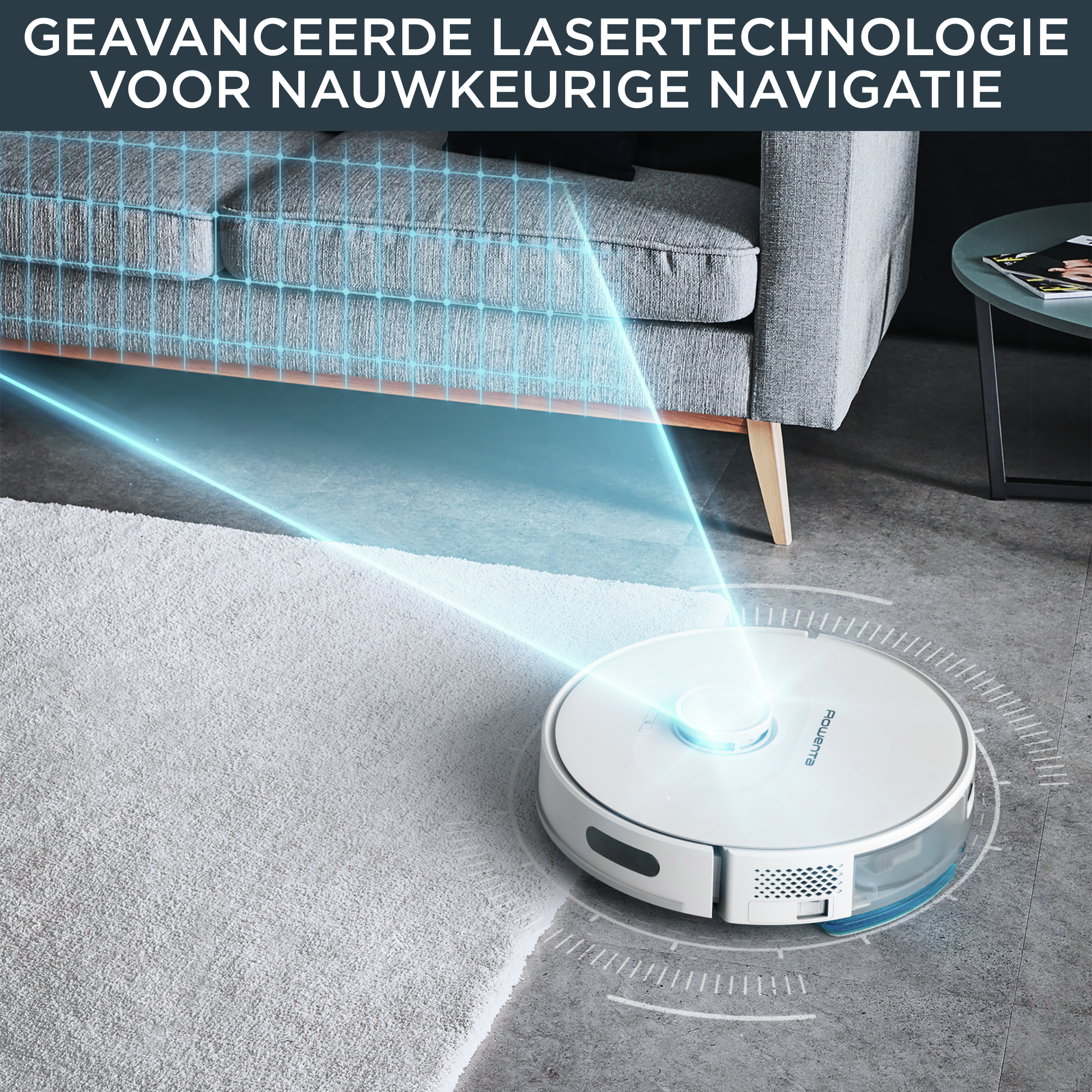 X-Plorer Serie 75S+ RR8587 Robotstofzuiger met automatisch leegstation - 2.700Pa - Technologie: Camera + Laser